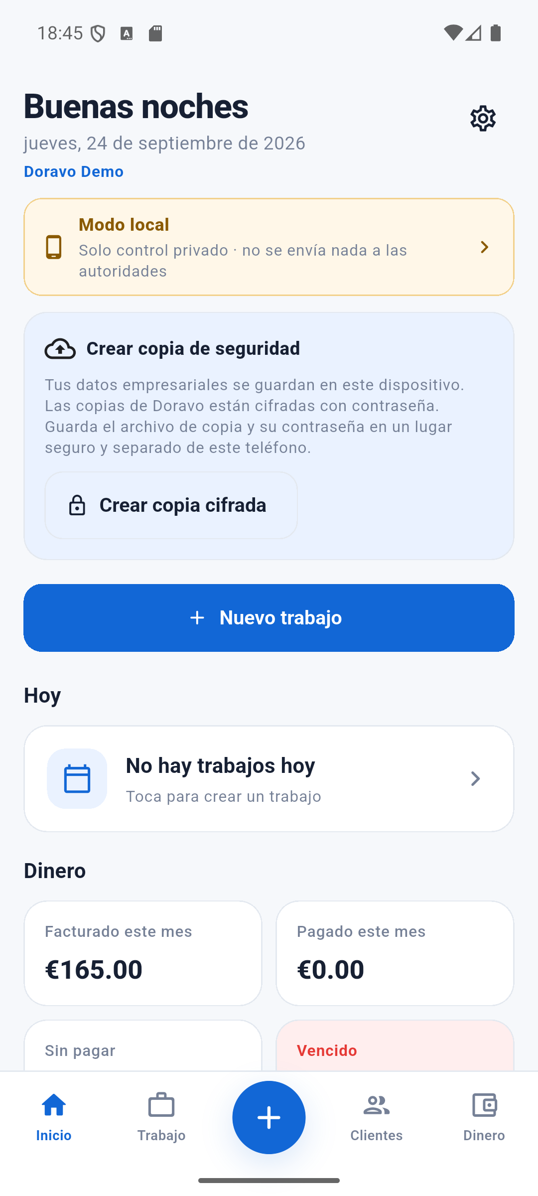 Doravo Inicio
